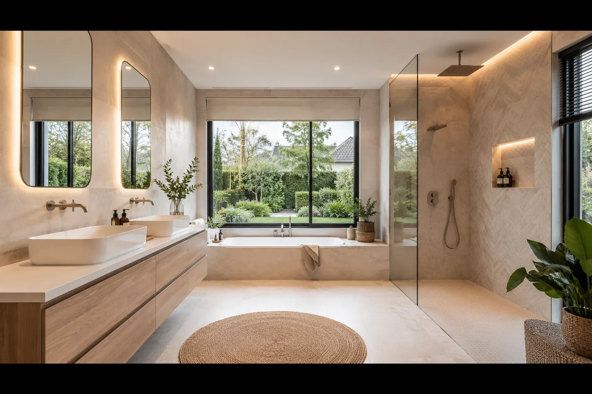 Badkamer renovatie Amstelveen — sfeerimpressie badkamer