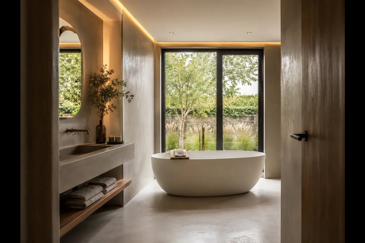 Impressie bij: Betonlook Badkamer Prijs: Wat Kost een Betonlook | Vaste Prijs
